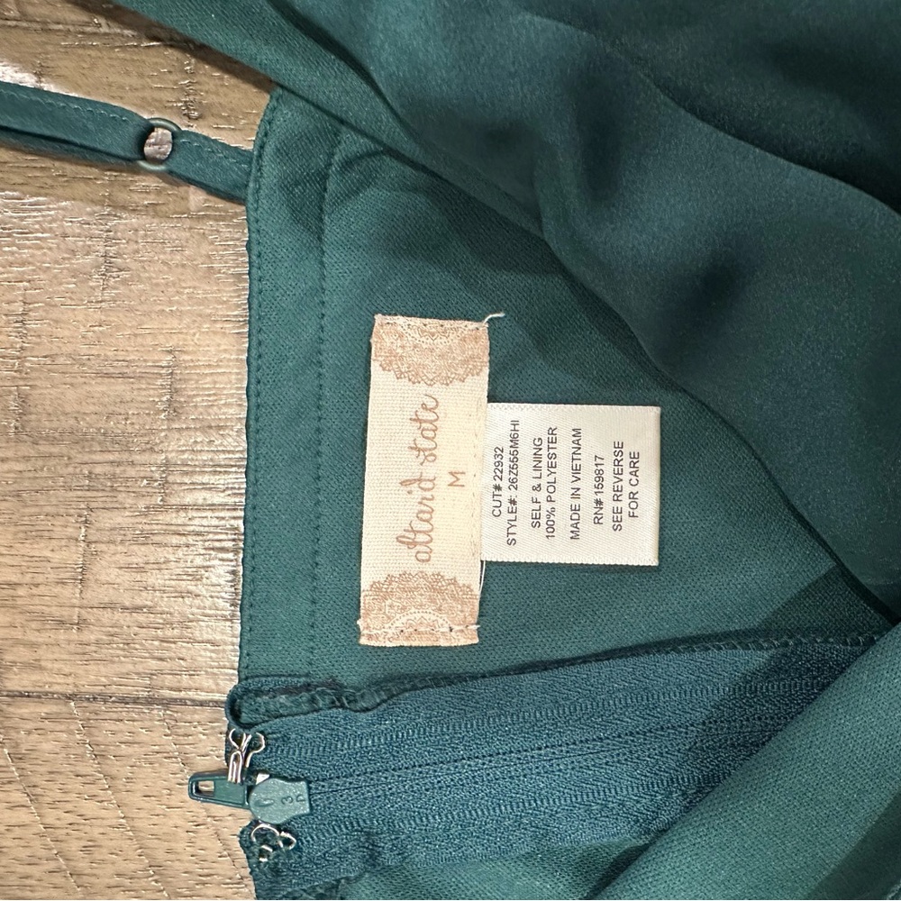 Altar'd State Jade/Green Mini Dress Medium - Picture 3 of 5